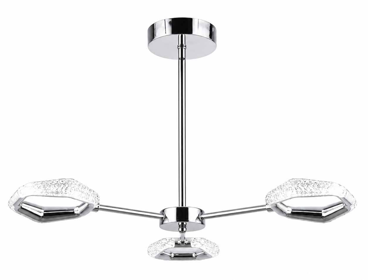Люстра Sirius B YH1304/3 CH 18W хромова